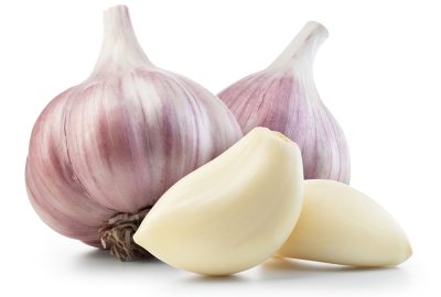 Garlic,Bulb,And,Clove,Isolated.,Garlic,Bulbs,With,Cloves,On